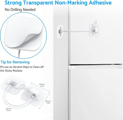2pcs fridge lock strong - fridge,