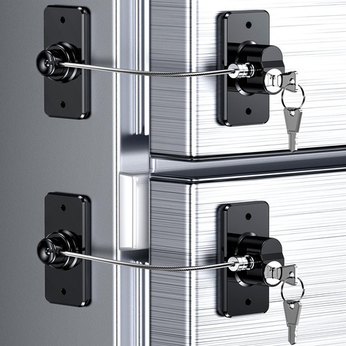 Pack refrigerator locks with - 2,