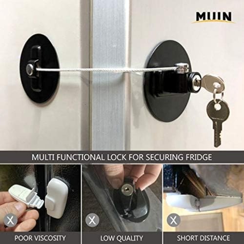 Refrigerator lock with key for - refrigerator,