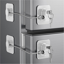 2 Pack Refrigerator Locks with